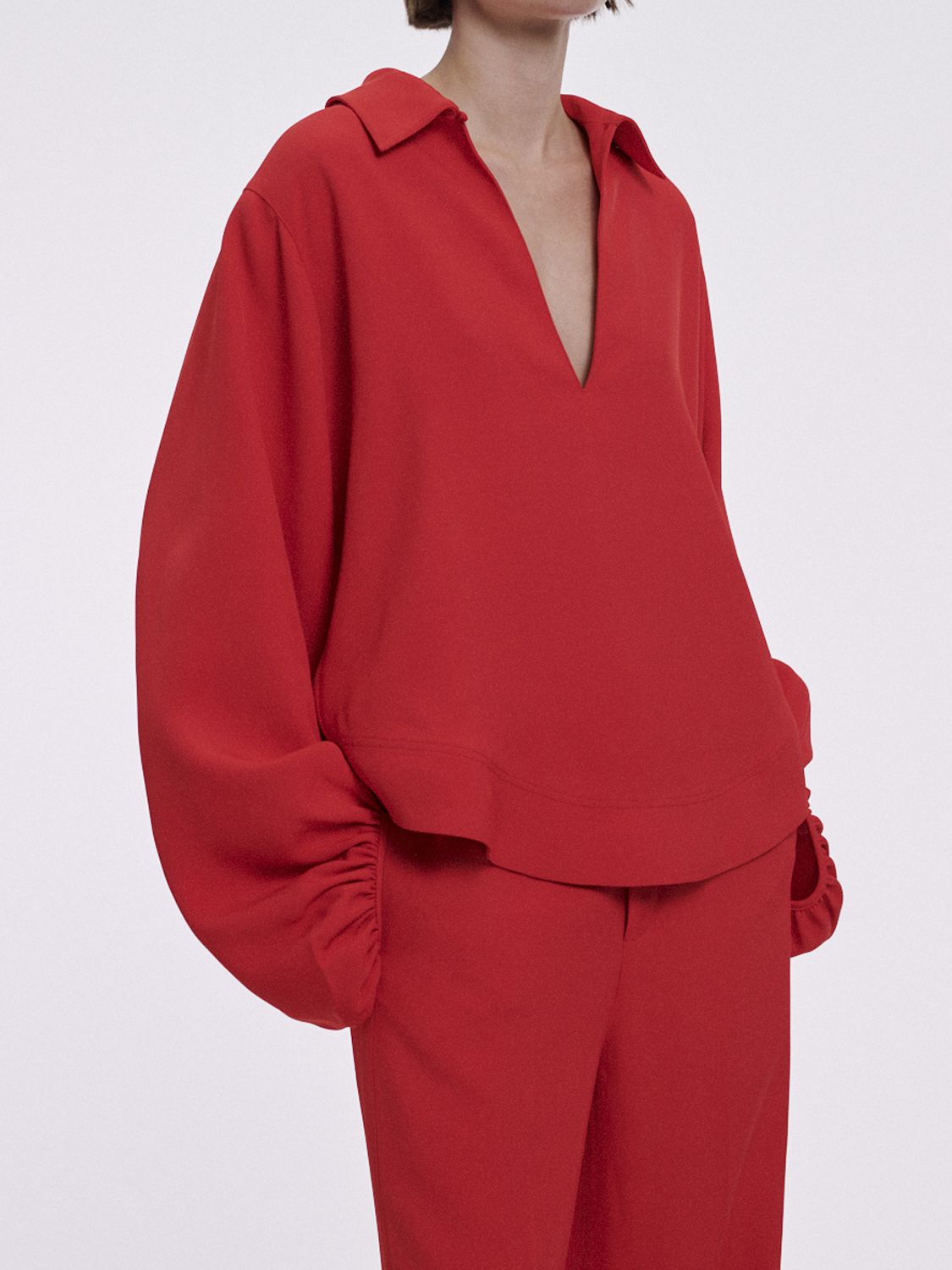 Collared Viscose Twi...