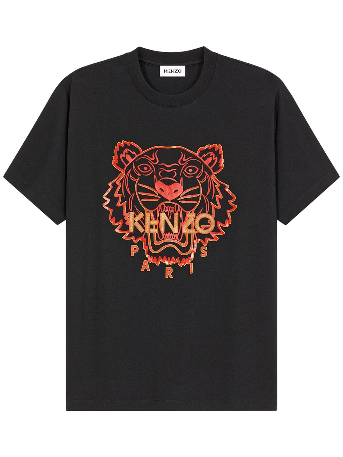 Kenzo 'the Year Of The Tiger Capsule Collection' Tiger T-shirt In Black,red