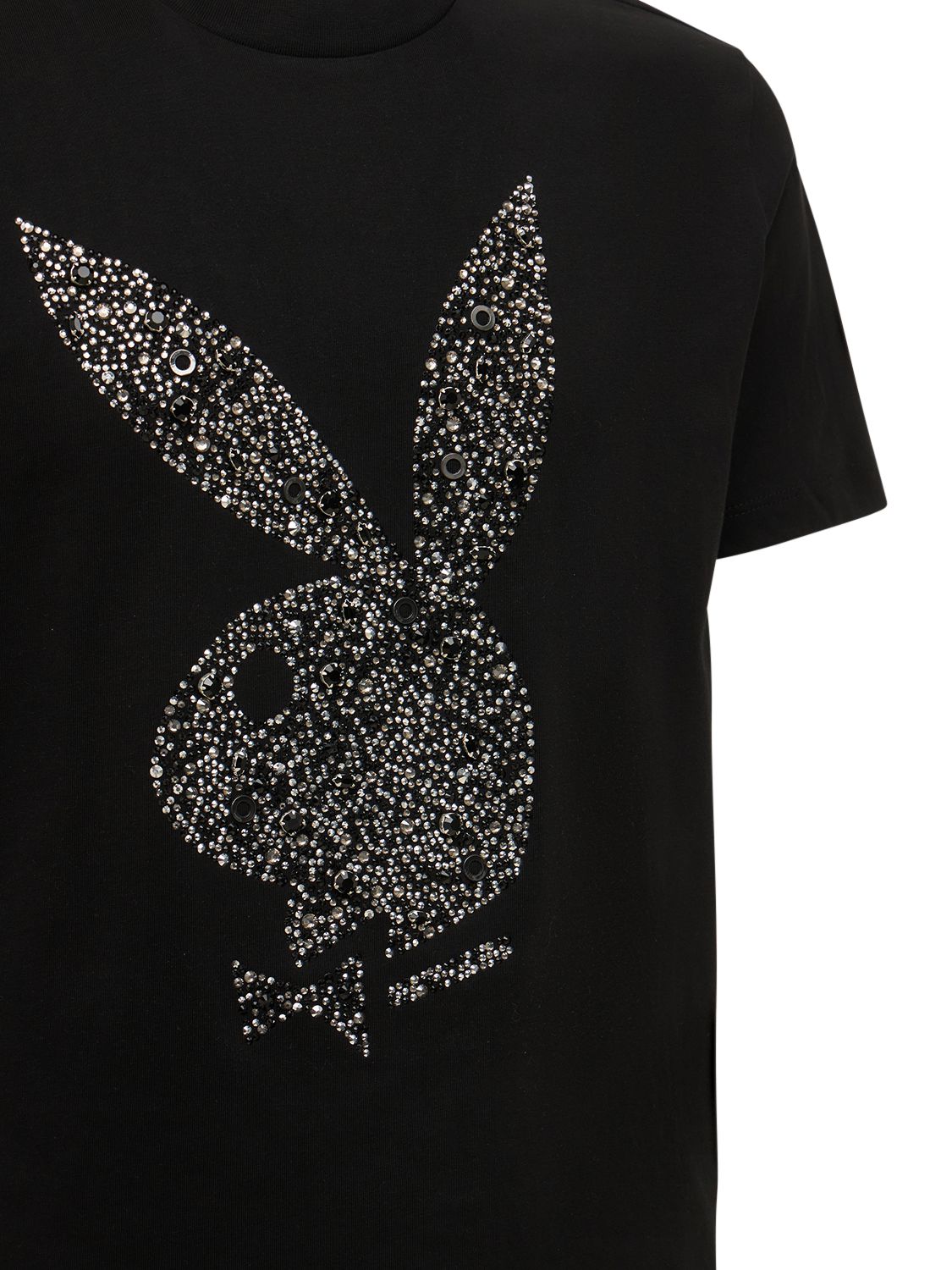 Richmond X Playboy Rhinestone Logo 