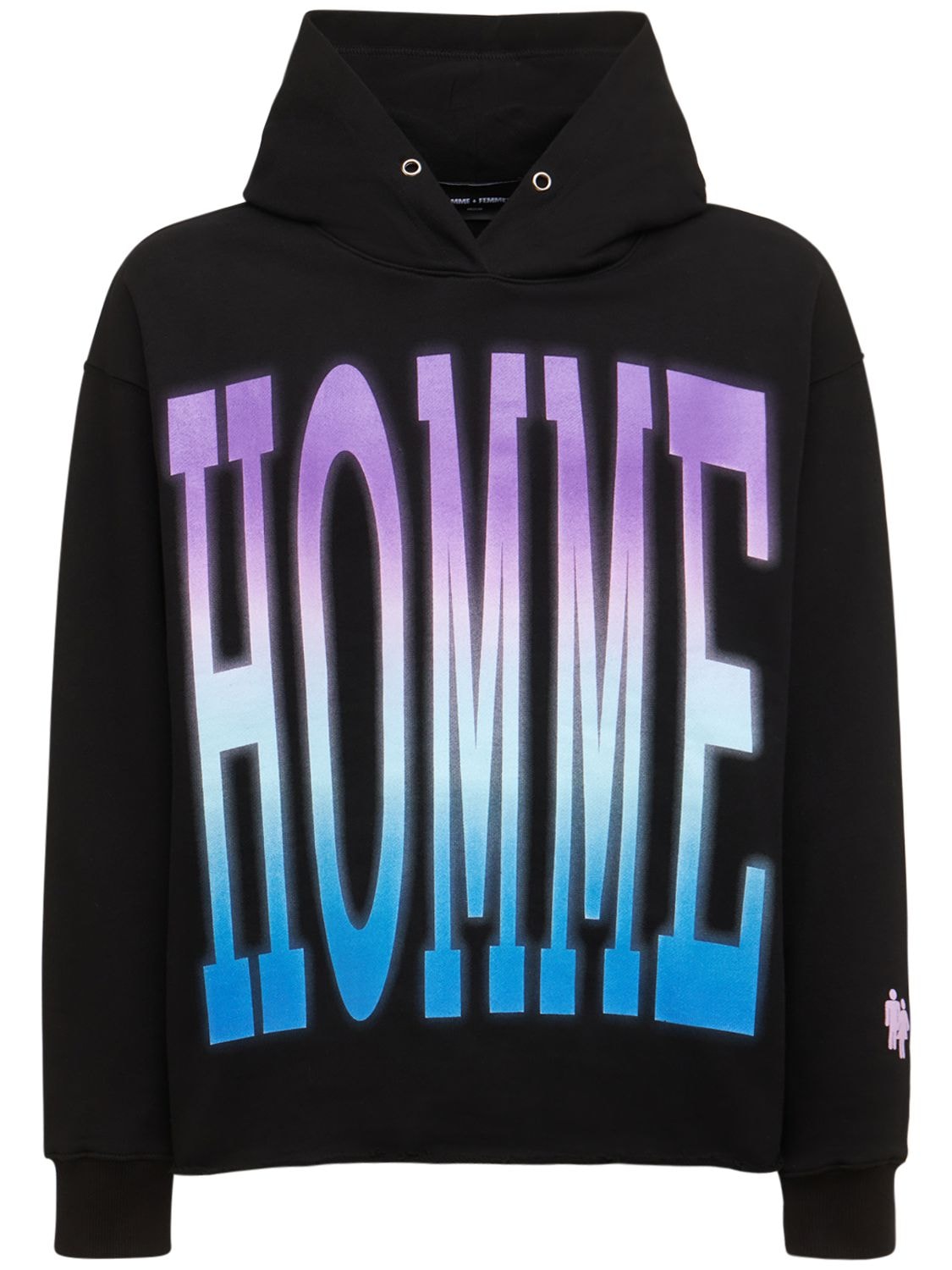 HOMME FEMME PUFF PRINT HOODIE - L