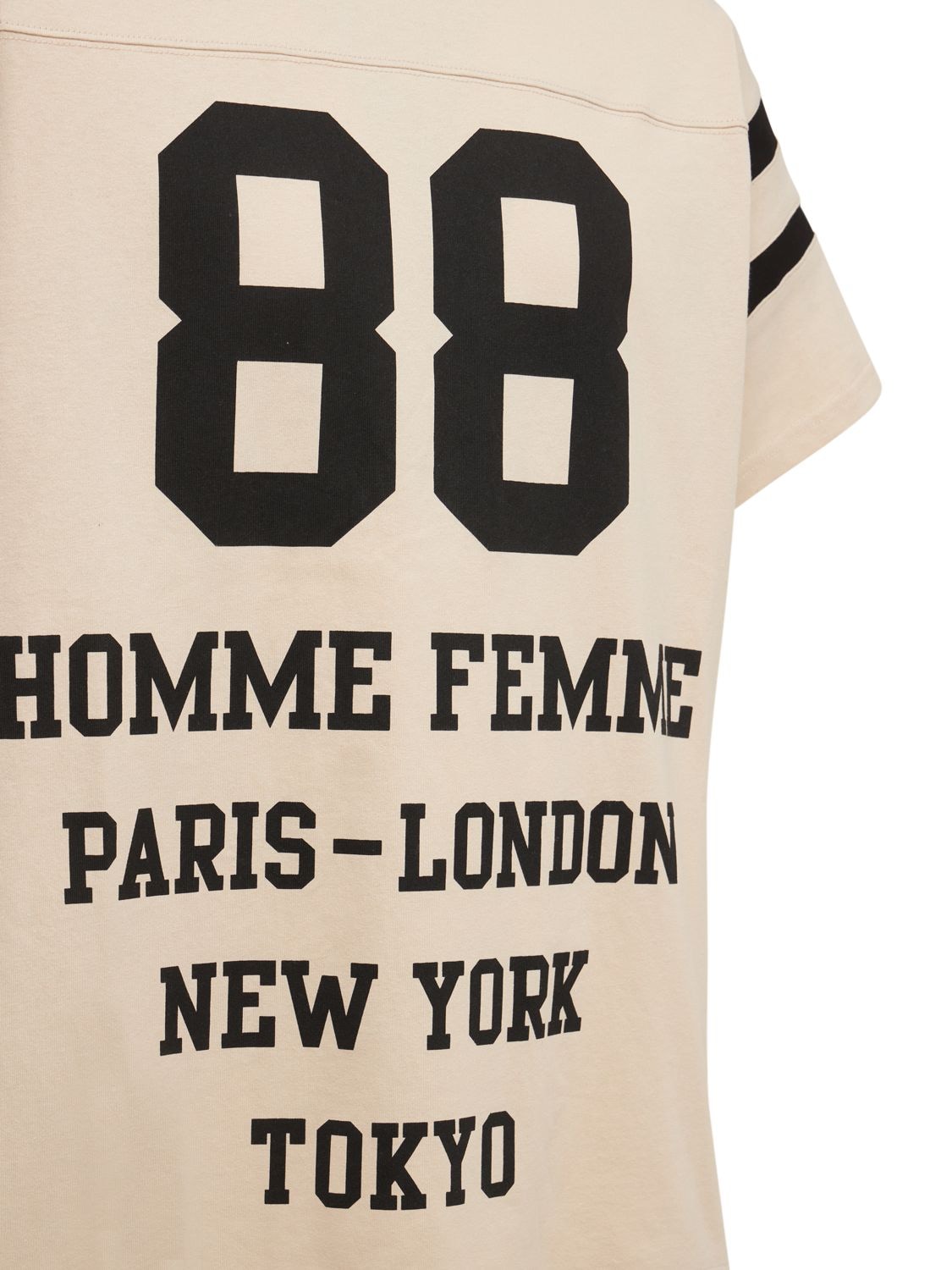 Homme + Femme La K. Derby 1875 Printed T-shirt In White