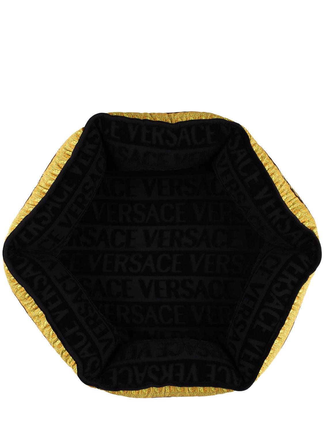 Shop Versace Pet Bed In Black