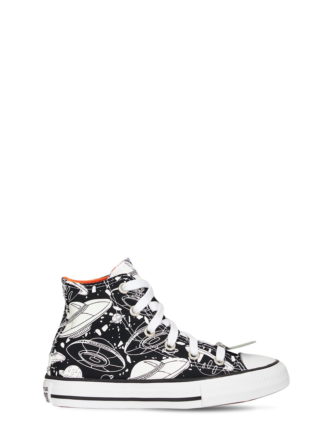 Converse Kids' Space Chuck Taylor All Star Sneakers In Black | ModeSens