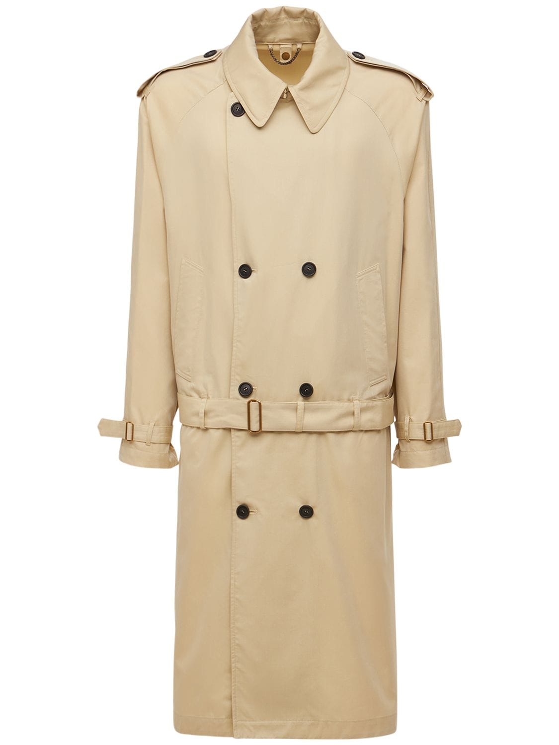 DUNHILL COMPENDIUM COTTON & SILK TRENCH COAT