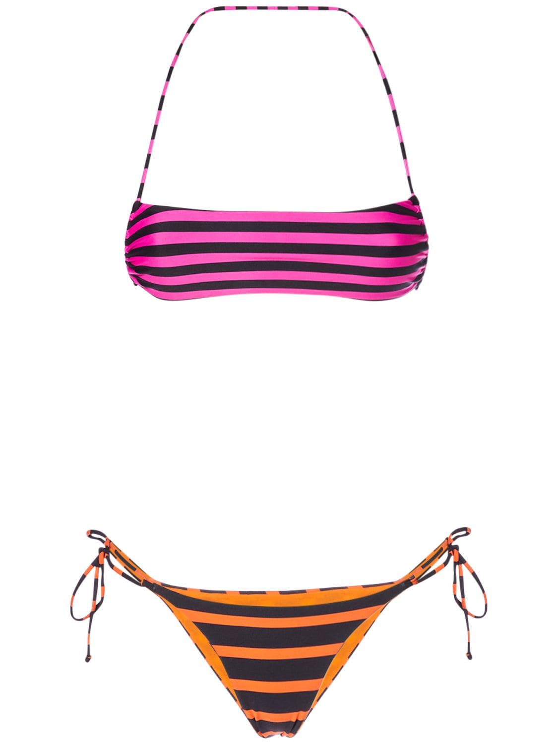 ATTICO STRIPED TECH BIKINI SET