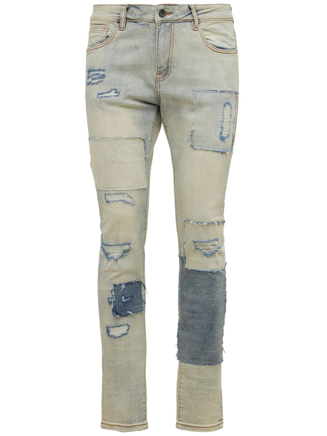 Crysp - Draco cotton denim jeans - Blue | Luisaviaroma