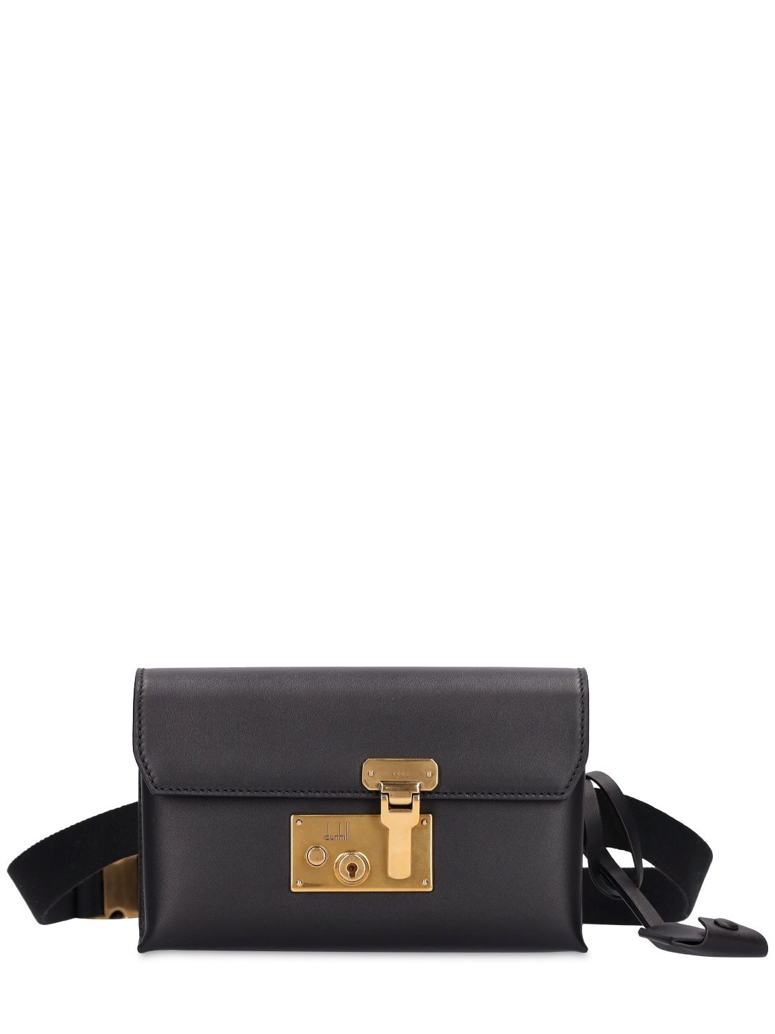 Dunhill Lock Leather Belt Bag In Чёрный | ModeSens
