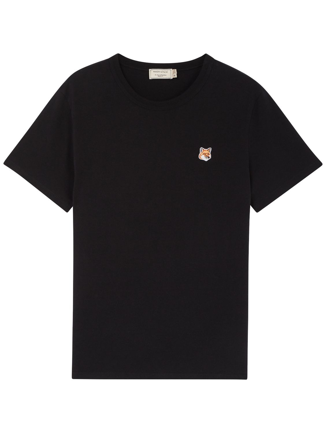 MAISON KITSUNÉ FOX HEAD PATCH COTTON T-SHIRT