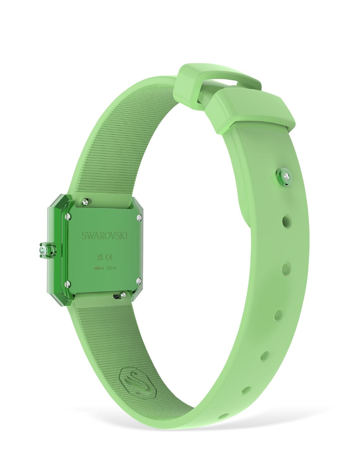 Shop Swarovski Lucent  Watch In Green,crystal