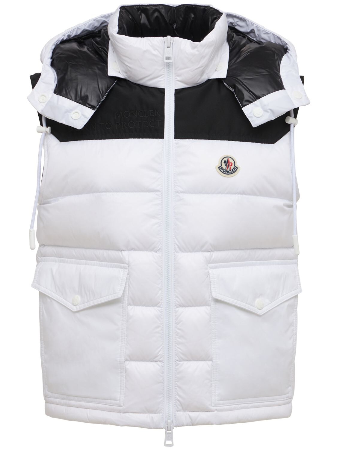 Ciboure Embroidered Down Vest W/hood