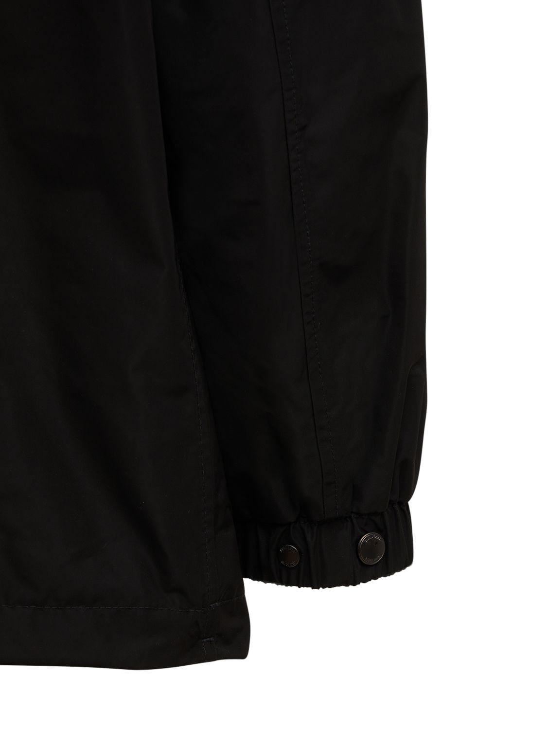 Shop Burberry Elmhurst Reversible Check Jacket In Black
