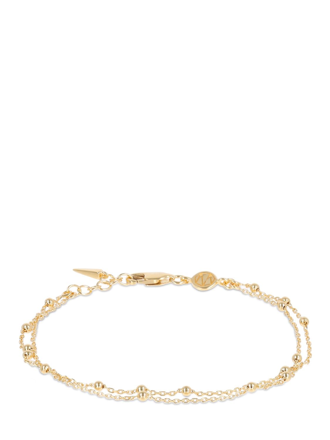 Missoma Double Chain Bracelet In Gold | ModeSens