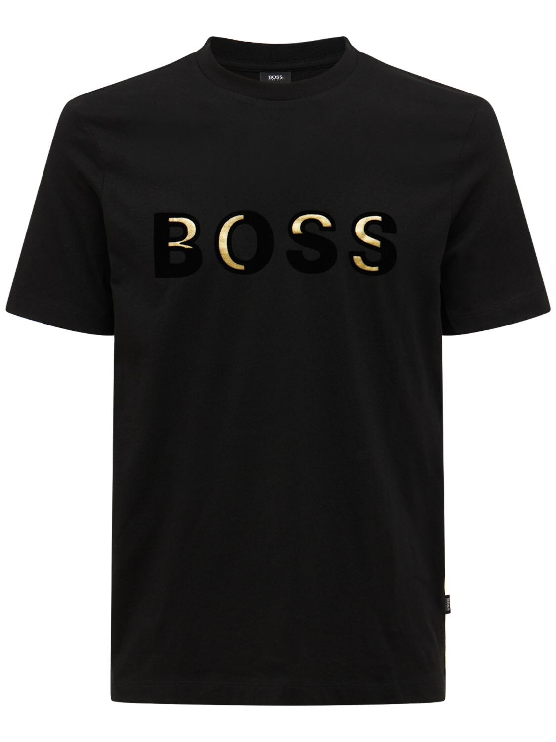 Hugo Boss - Logo print cotton t-shirt - Black | Luisaviaroma