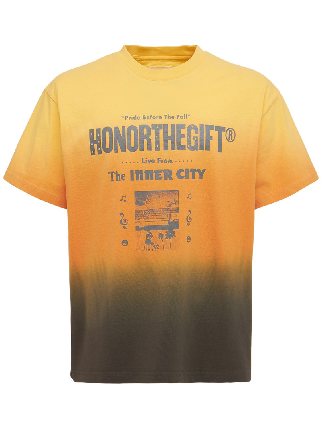Sunset stereo logo cotton jersey 