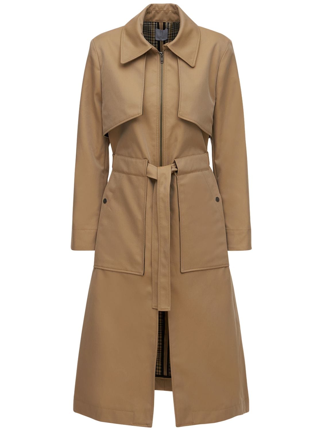 Maria Twill Cotton Blend Trench Coat