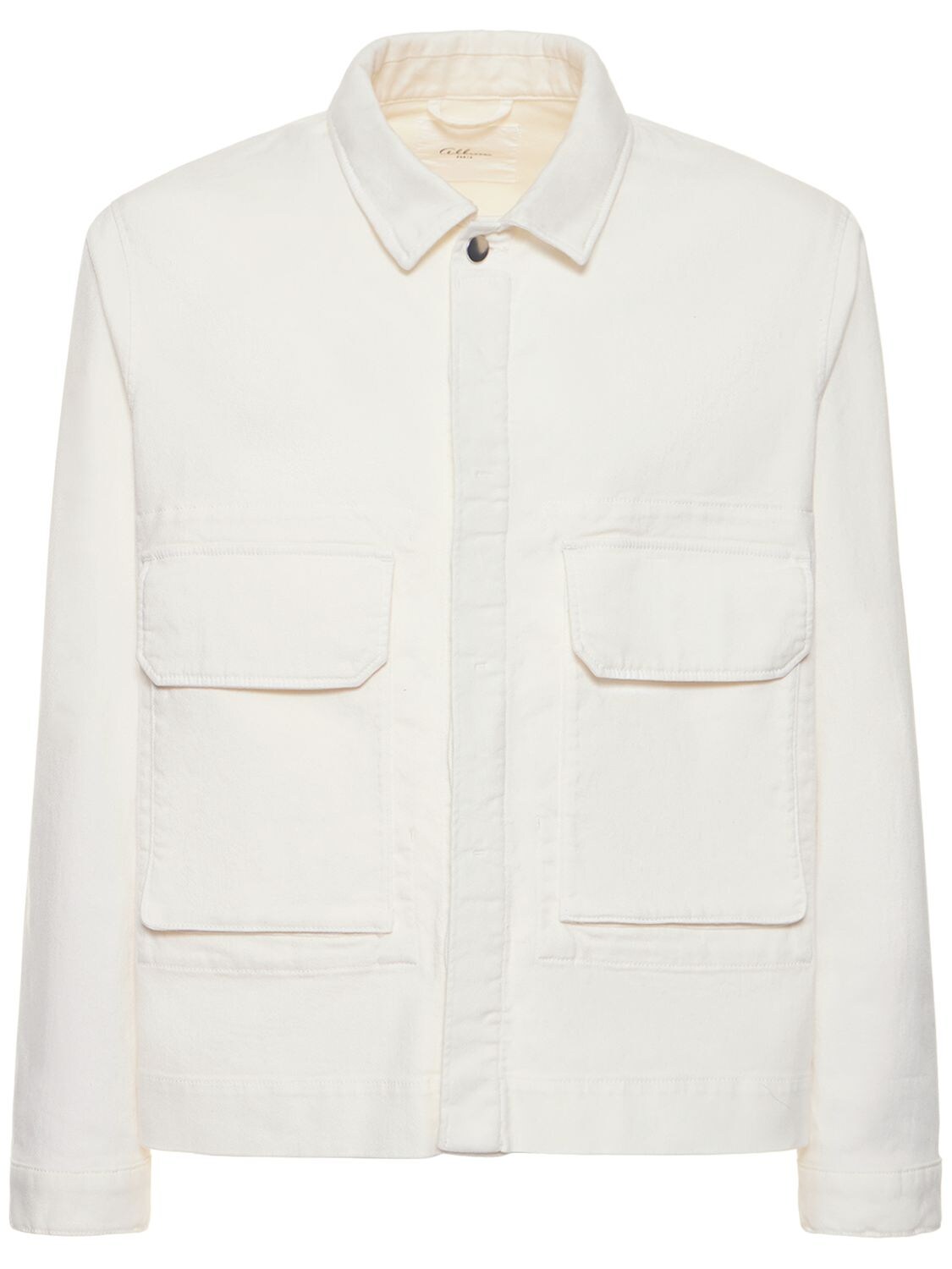 Album Paris Cotton Shirt Jacket In Off White