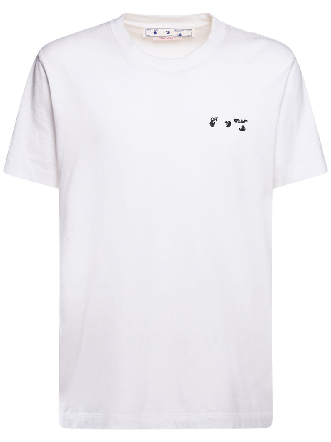 OFF-WHITE LOGO棉质平纹针织T恤