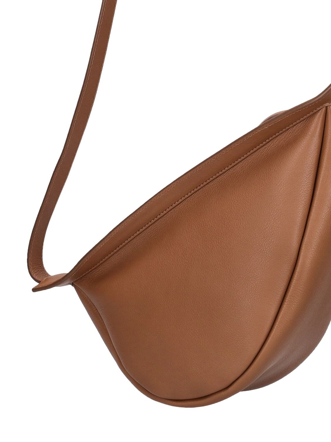 The Row Small Slouchy Banana Bag in Brown