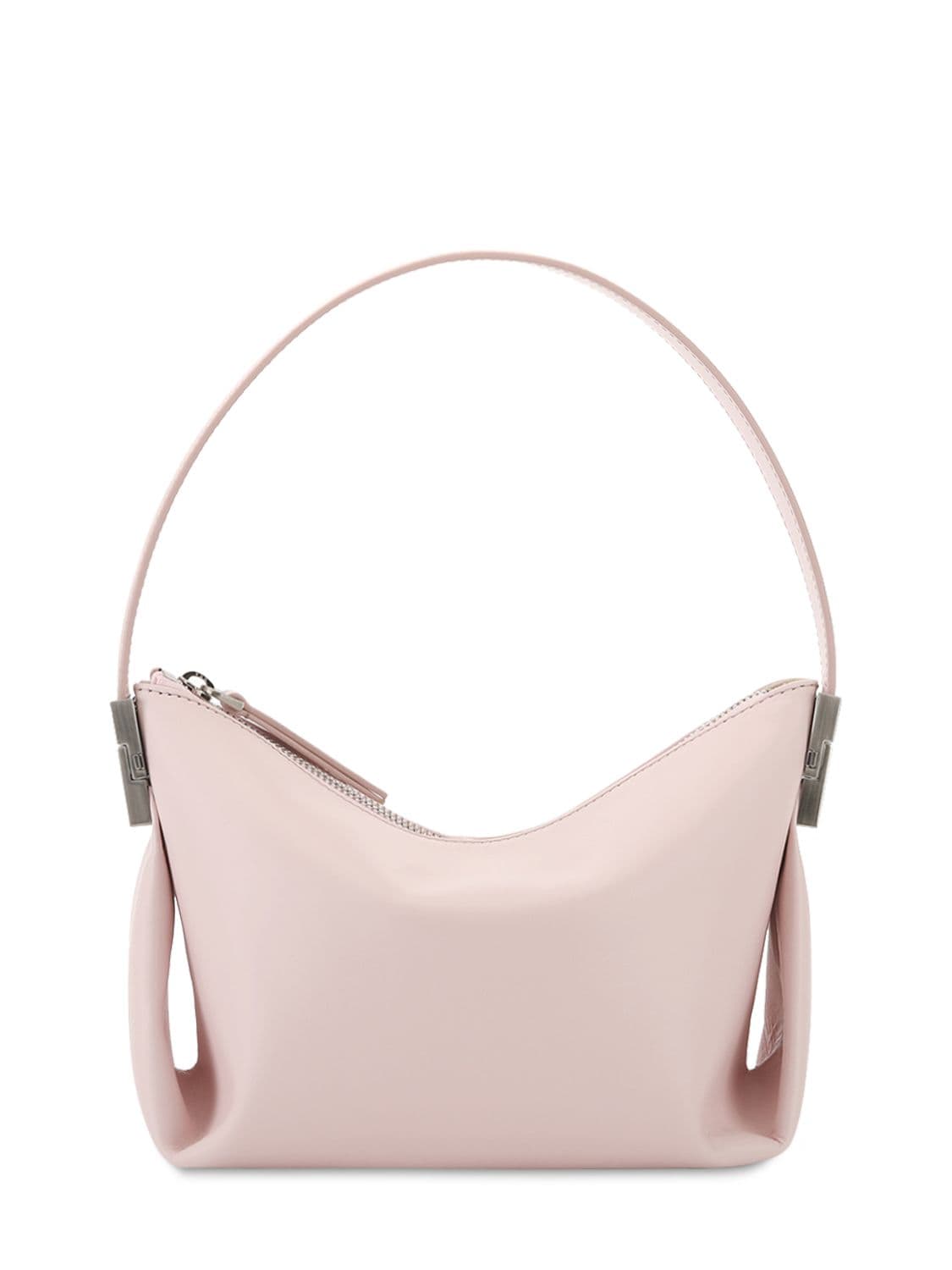 Osoi Bean Leather Shoulder Bag In Powder Pink | ModeSens