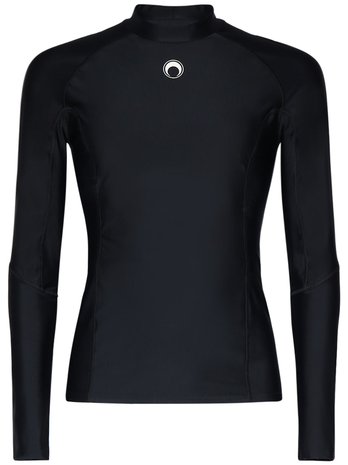 Marine Serre Moon Recycled Nylon Training Top In Black