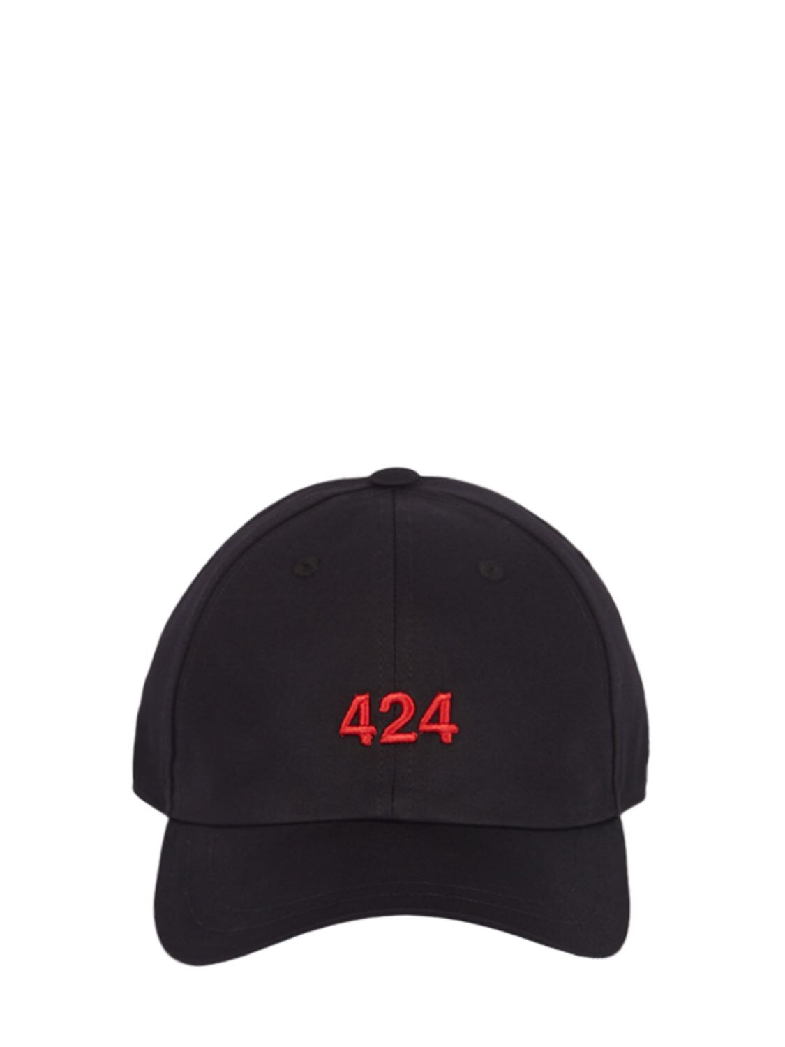 424 LOGO EMBROIDERY COTTON BASEBALL CAP