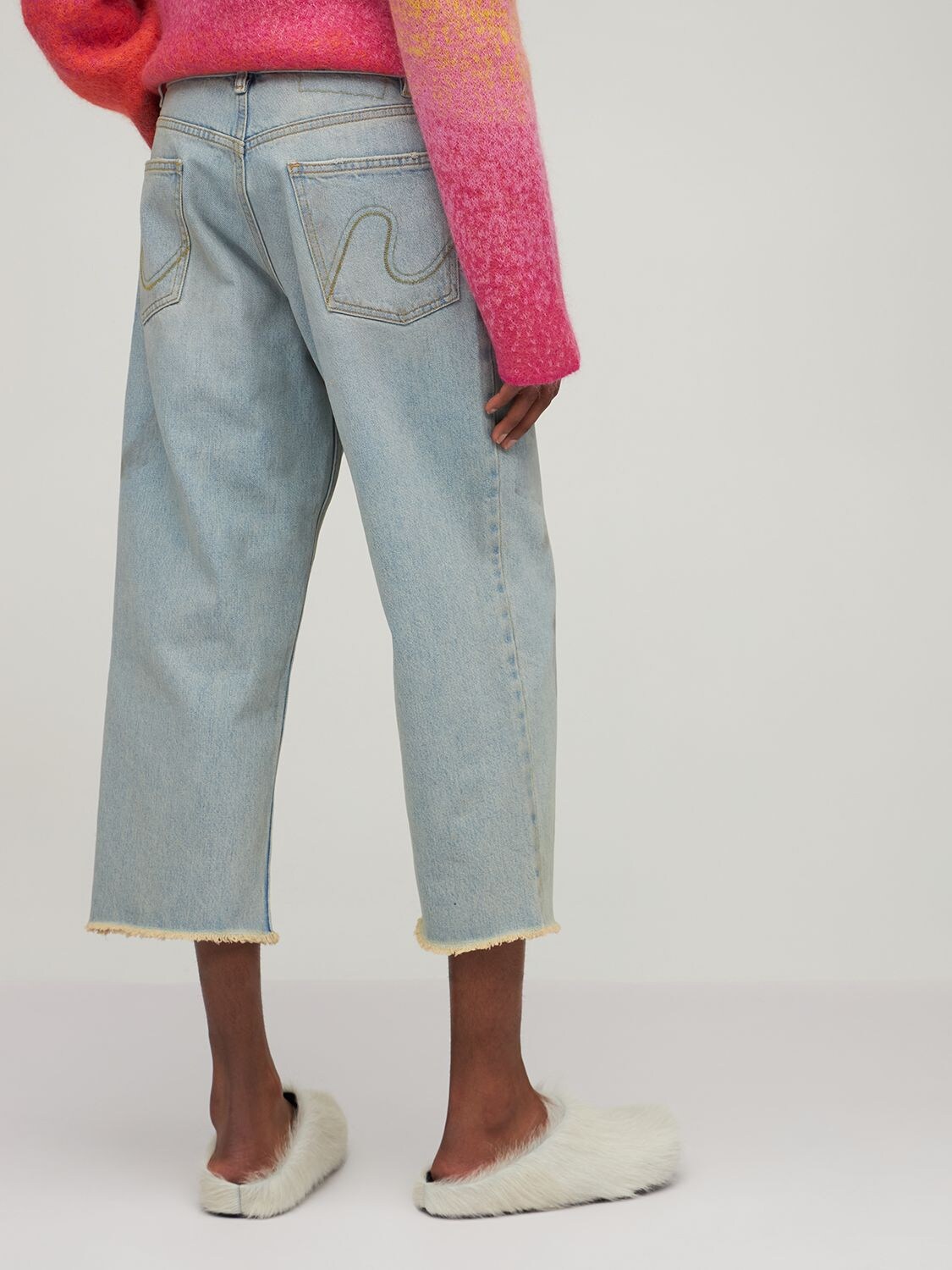 ERL Ripped Flared Jeans - Farfetch