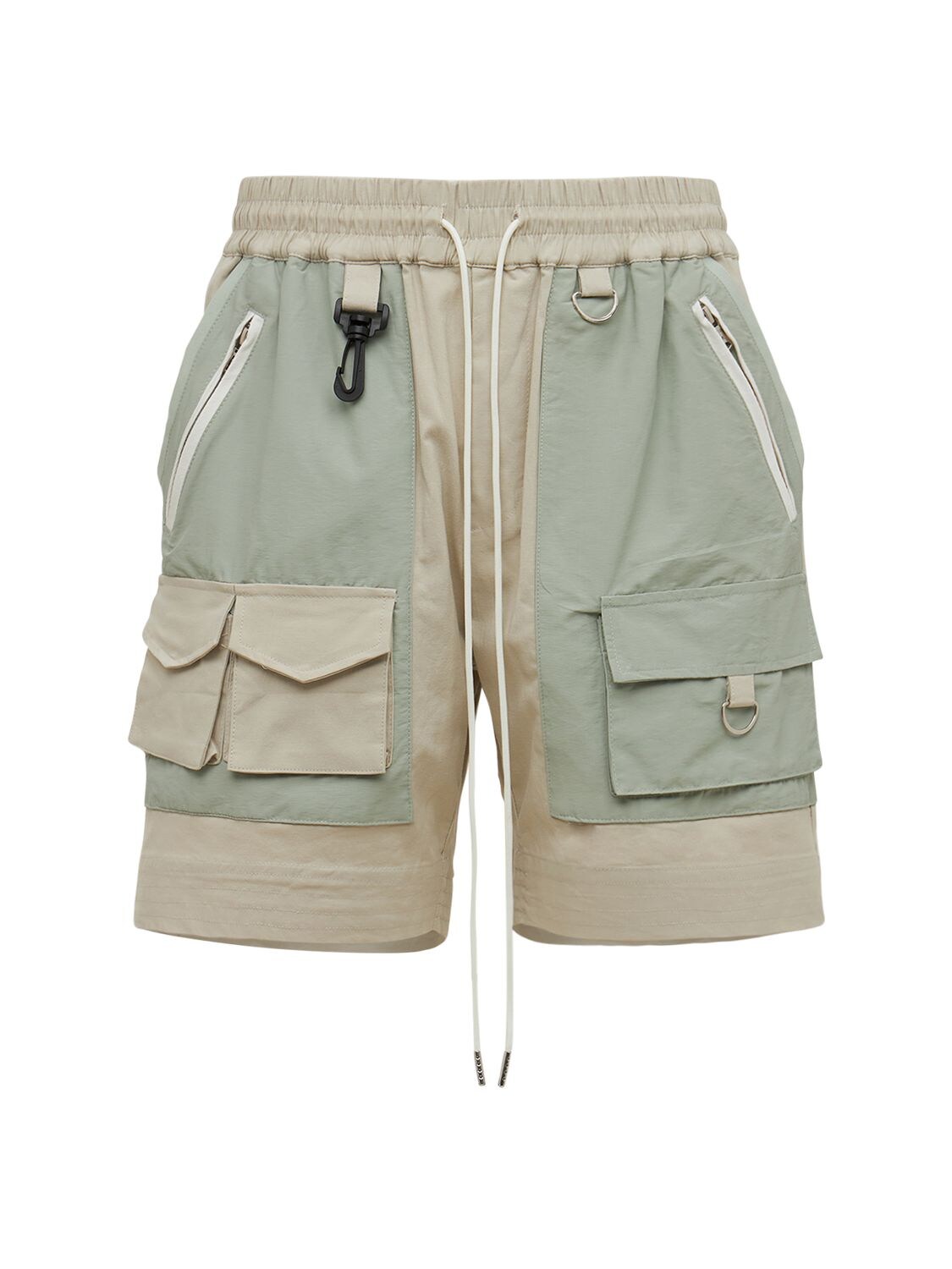 Lifted Anchors Speak Easy Utility Cotton Cargo Shorts In Beige