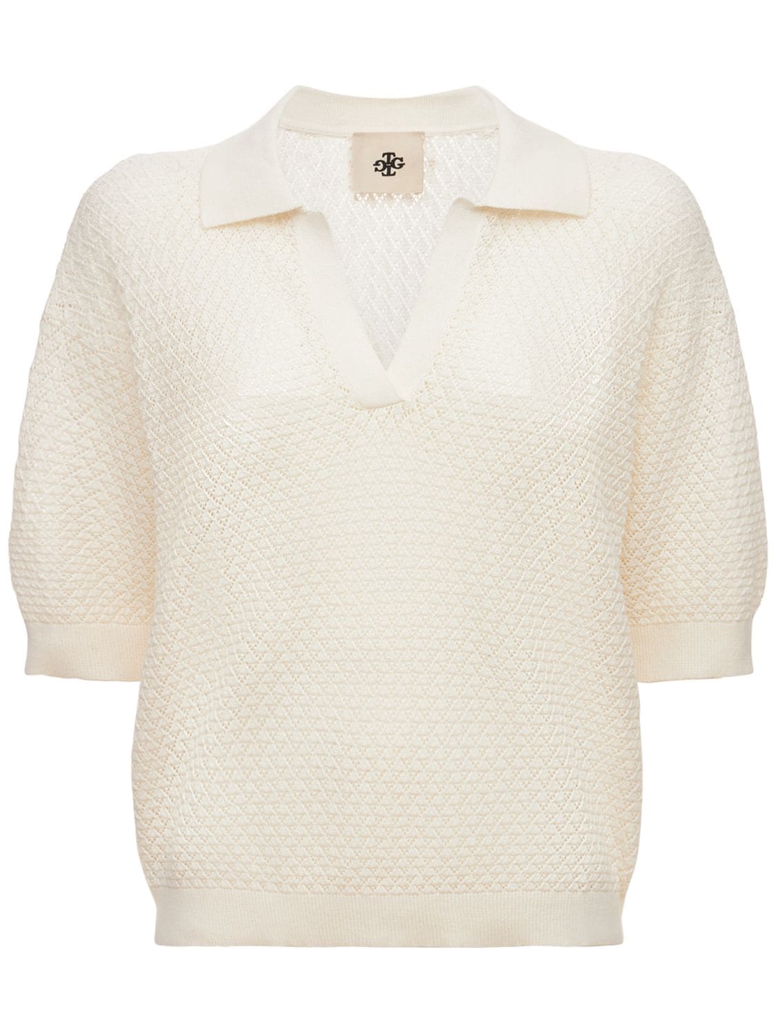 The Garment Tanzania Organic Cotton Polo Shirt In White
