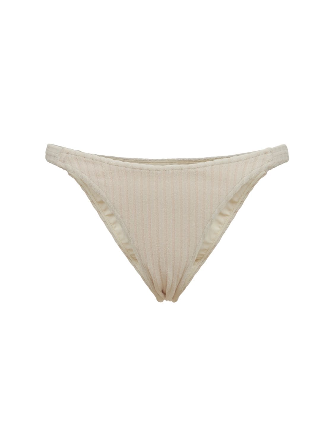 Zulu & Zephyr Cord Toweling Curve String Briefs In White | ModeSens