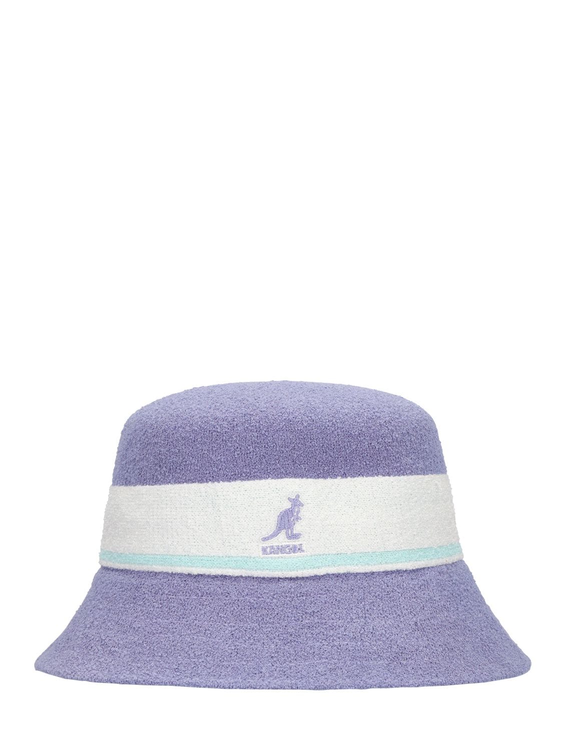 Kangol Bermuda Stripe Bucket Hat In Lilac