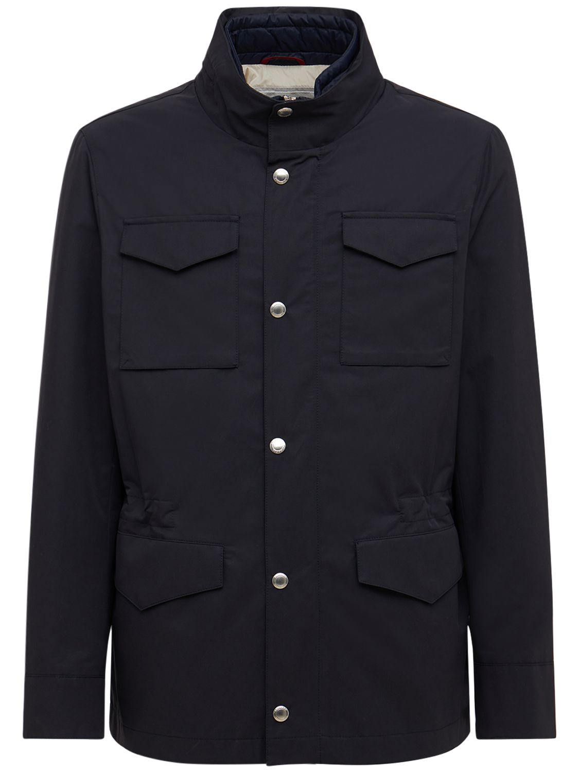 Wattierte Jacke Aus Baumwoll- Und Nylongabardine