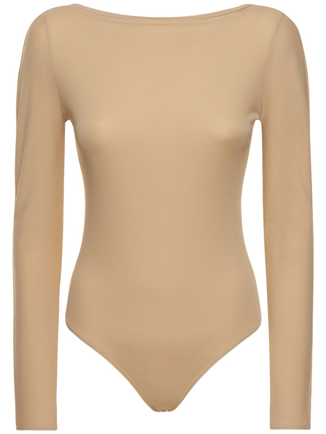 Wolford Nao Takekoshi Cutout Bodysuit In Beige