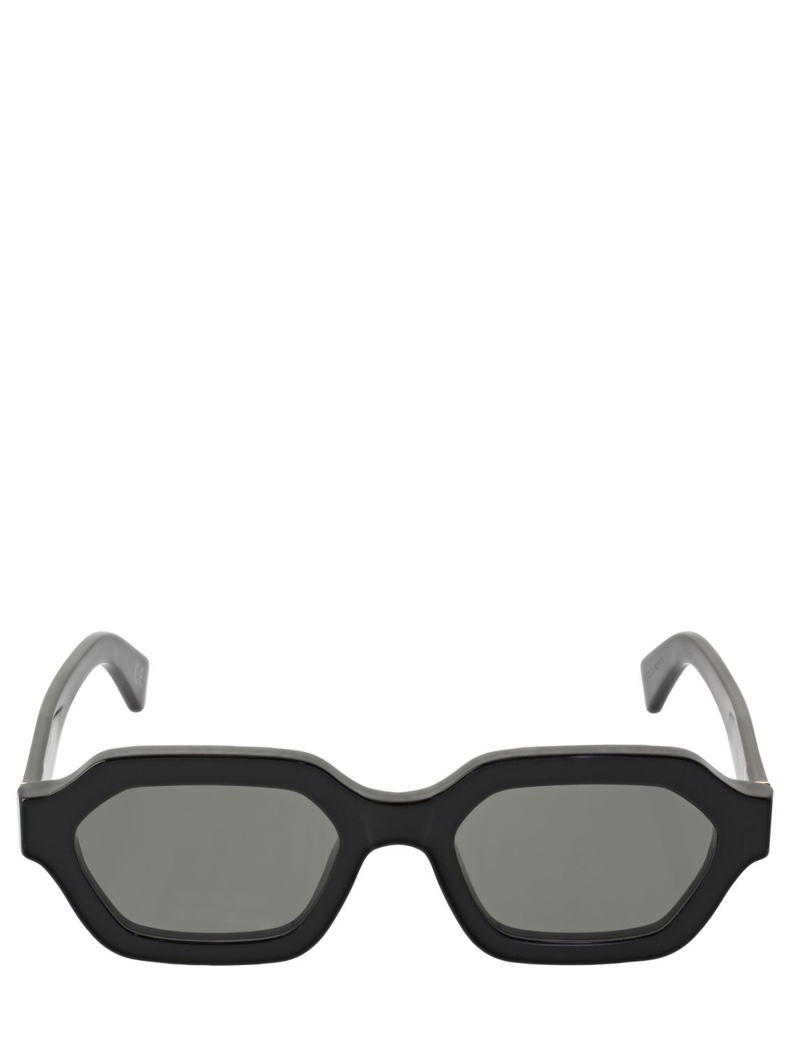 black acetate sunglasses