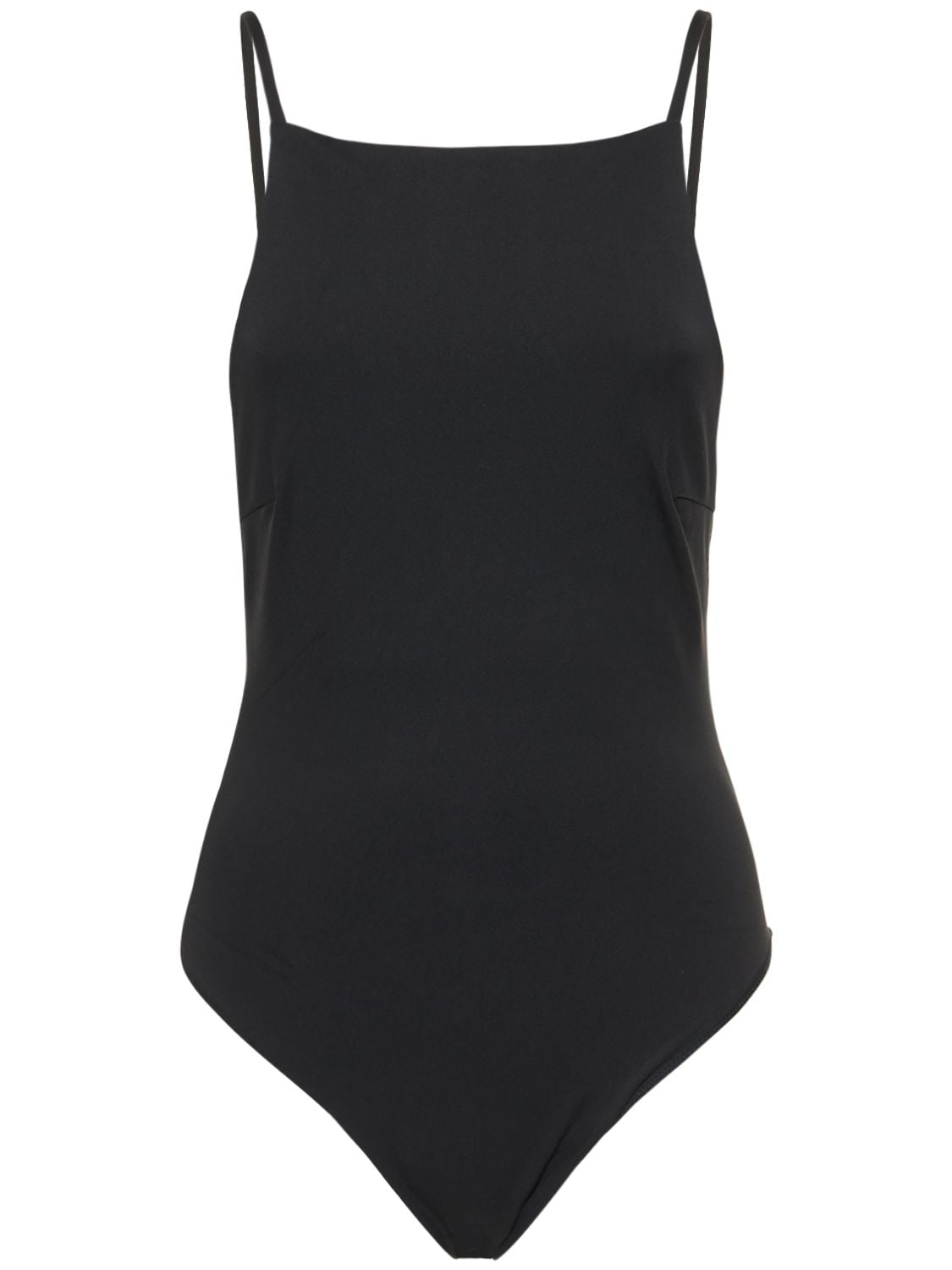 Ziah Square Neck One Piece Swimsuit In Black