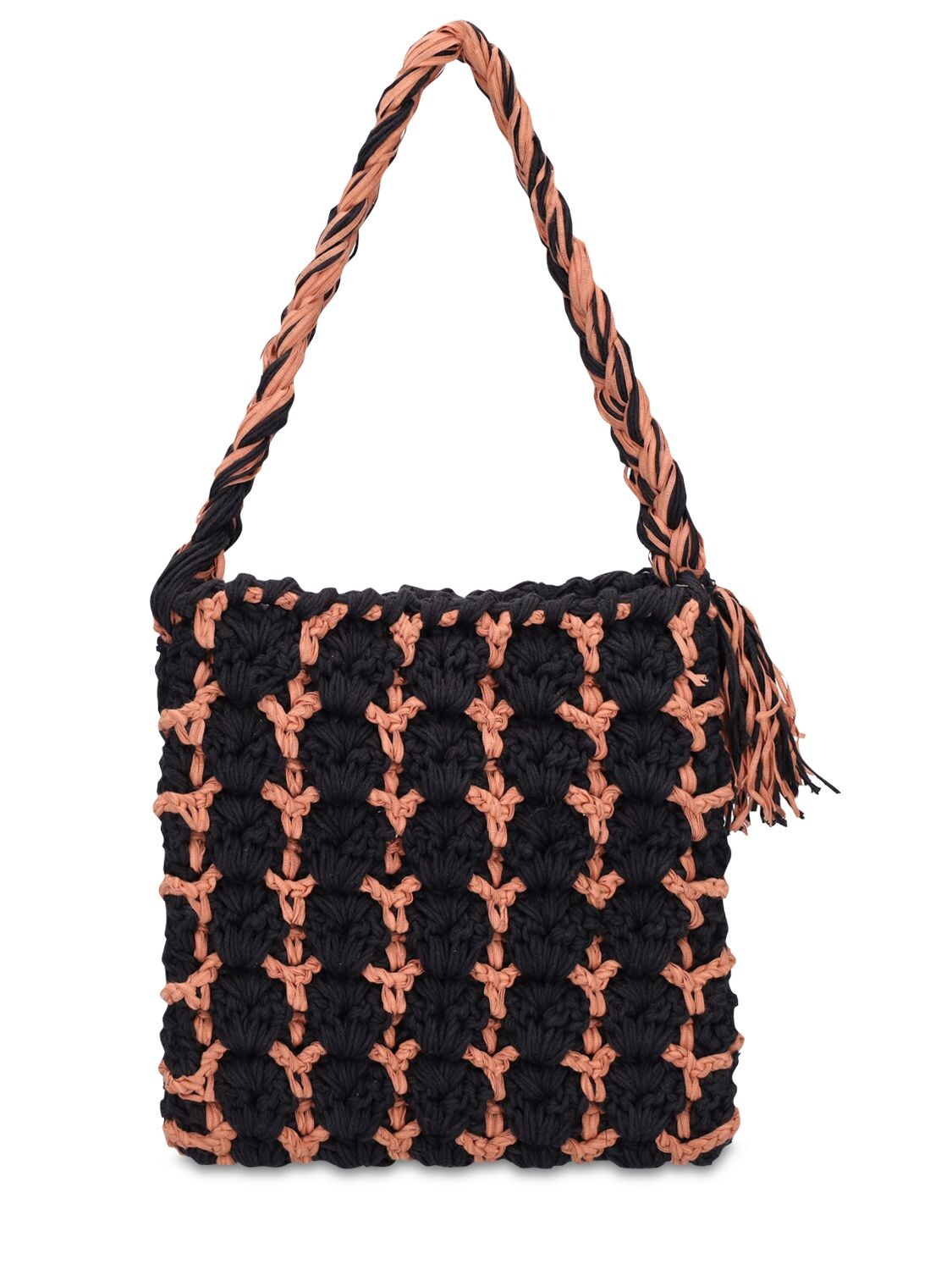 MARCO RAMBALDI Recycled Cotton & Linen Crochet Bag