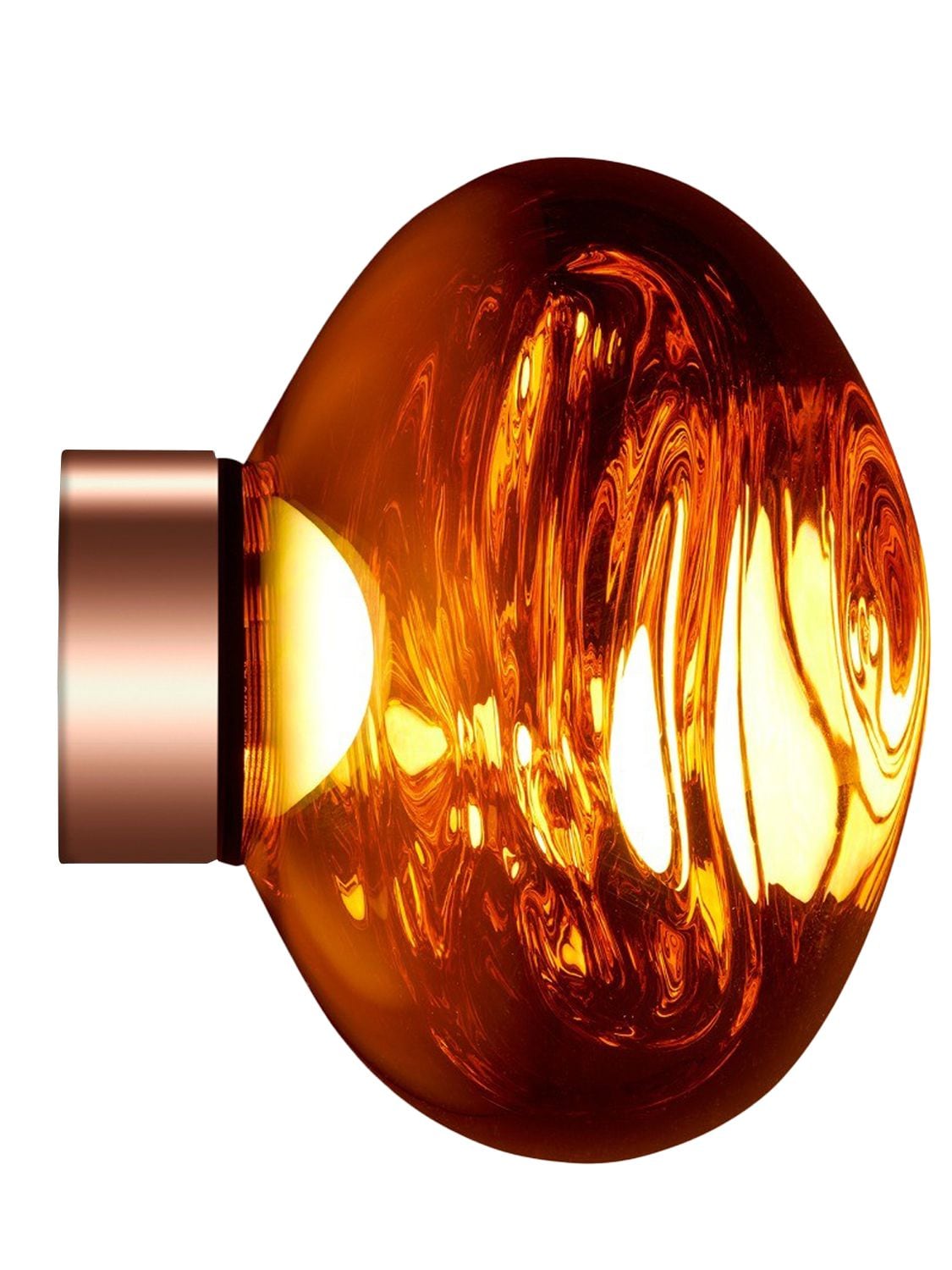Image of Copper Led Melt Mini Surface Wall Lamp