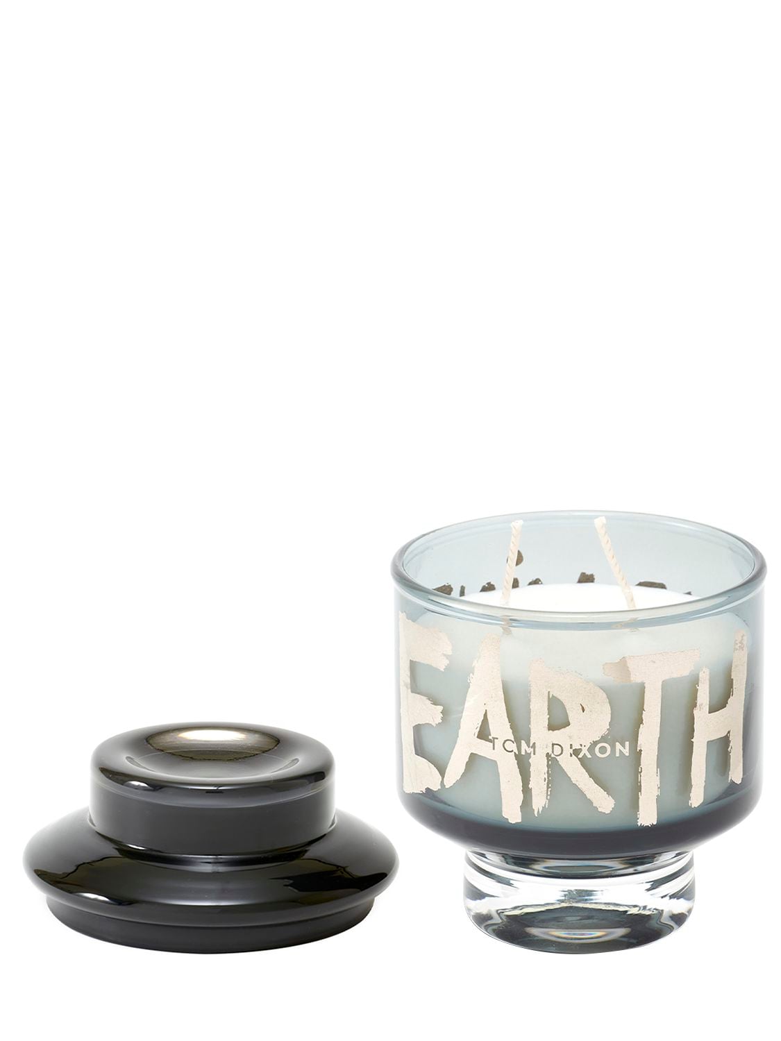 Shop Tom Dixon Medium Twenty Earth Candle In Grey