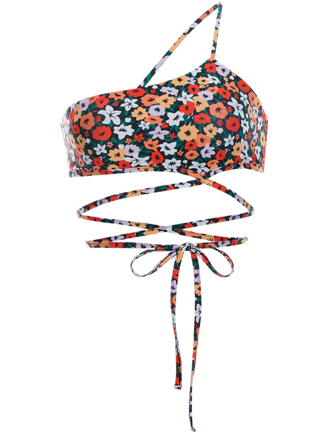La Fania Printed Bikini Top