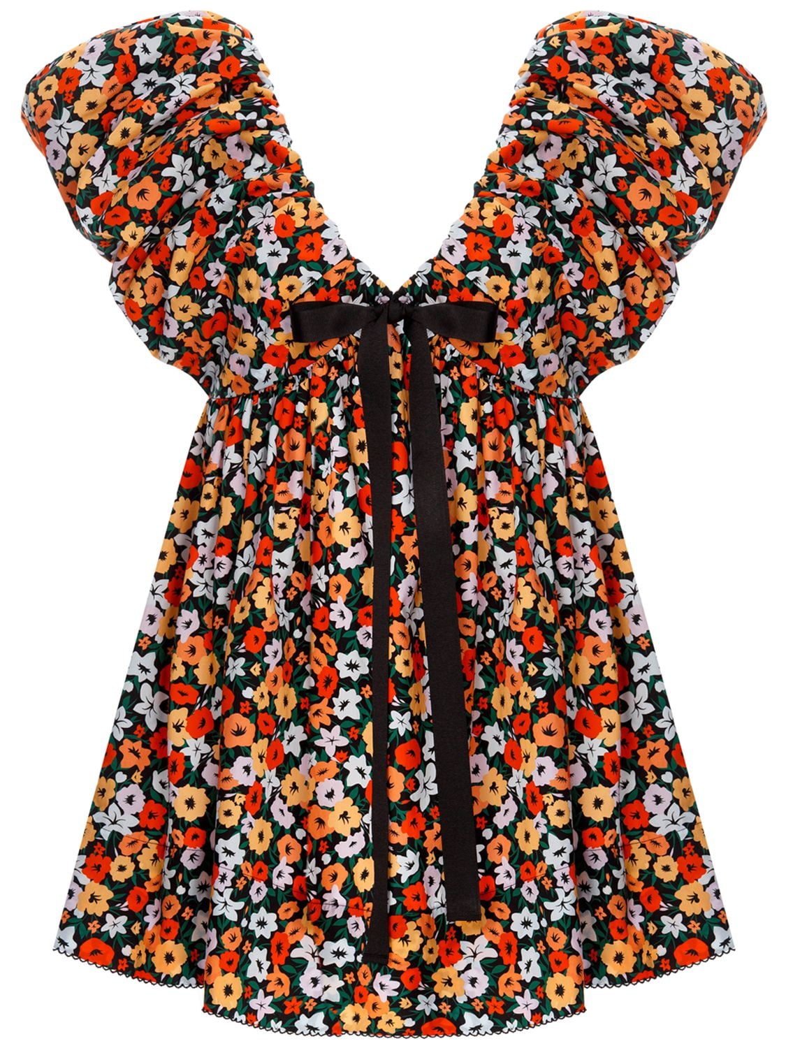 La Fania Horizonte Cotton Mini Dress