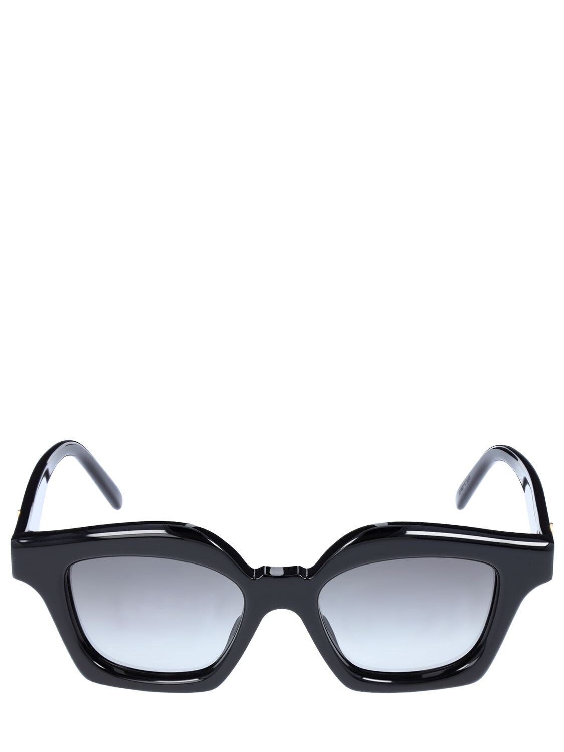 Loewe New Logo Round Acetate Sunglasses In Black,smoke | ModeSens