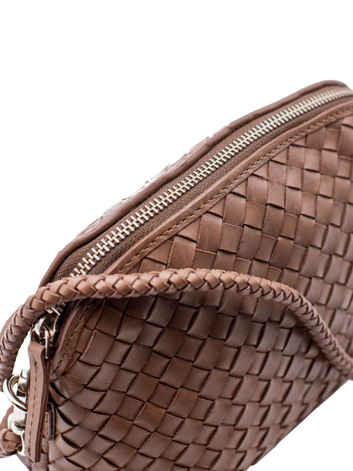 Shop Dragon Diffusion Chunky Fellini Leather Shoulder Bag In Dark Brown