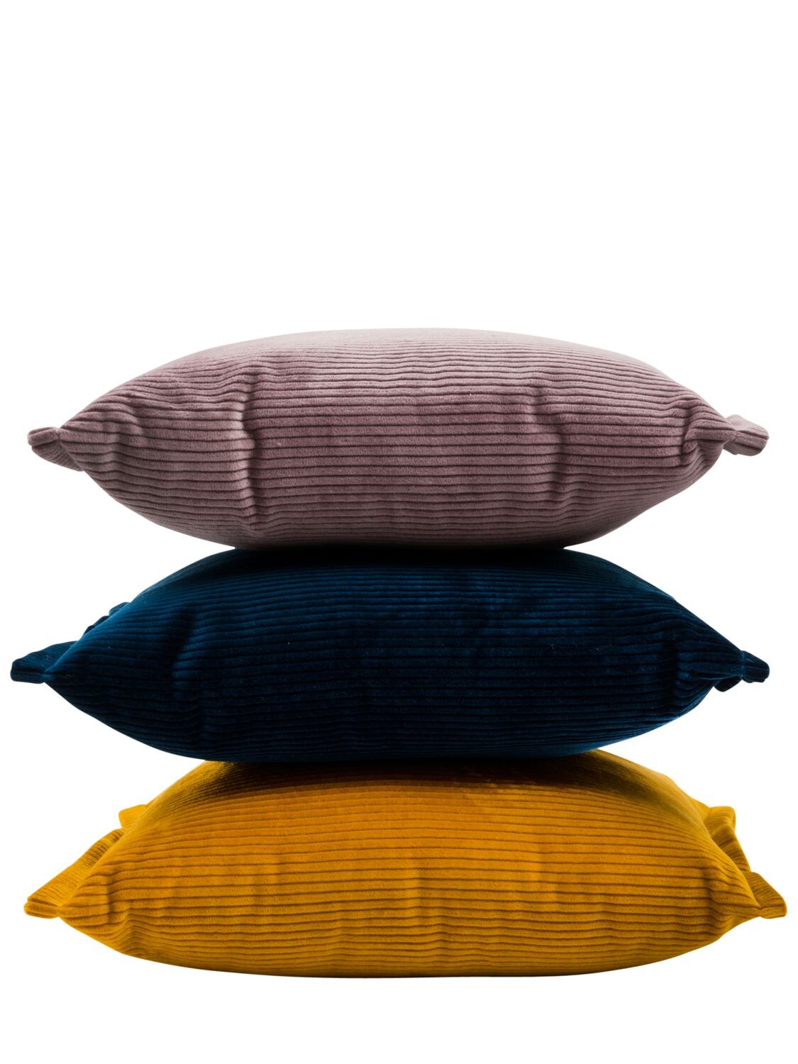 Shop Lanerossi Dueville Cotton Cushion In Purple