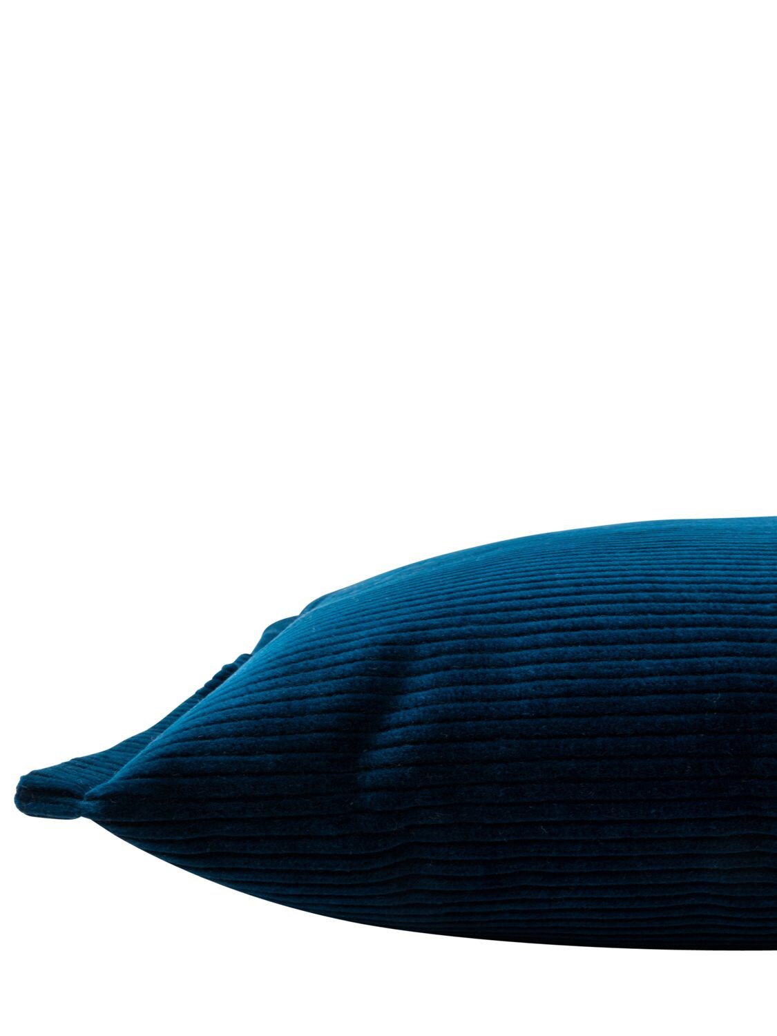 Shop Lanerossi Dueville Cotton Cushion In Blue
