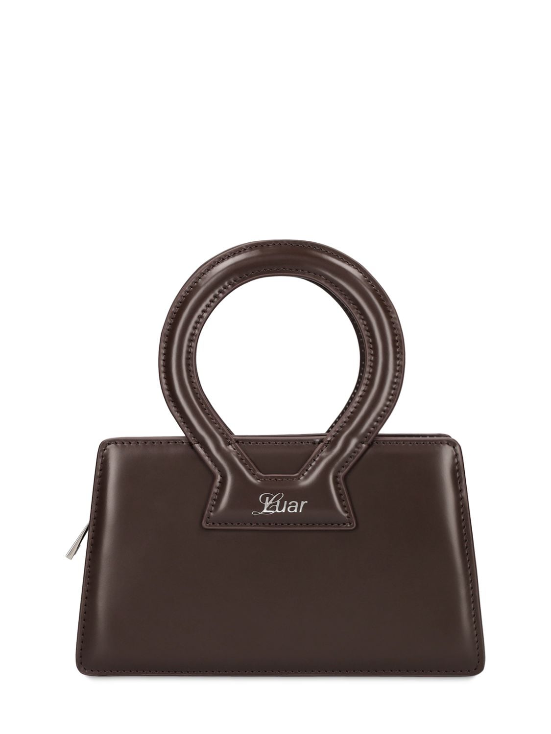 Anna Mini Leather Top Handle Bag
