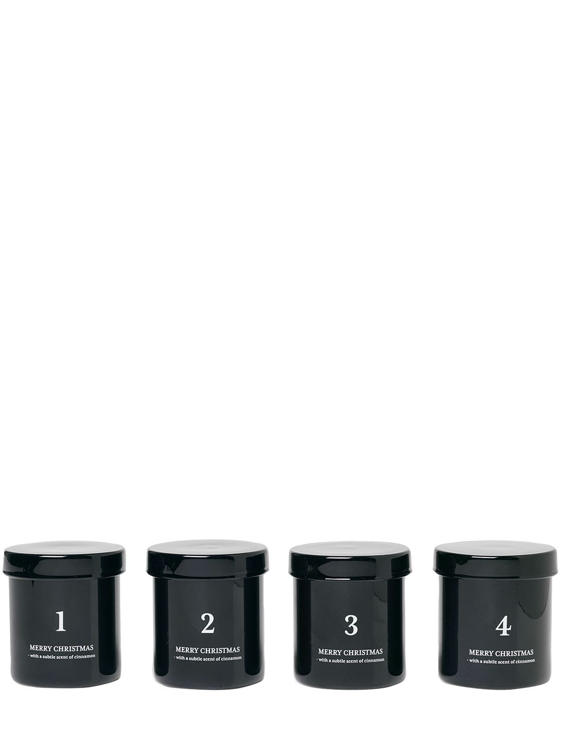 Set Of 4 Scented Advent Candles