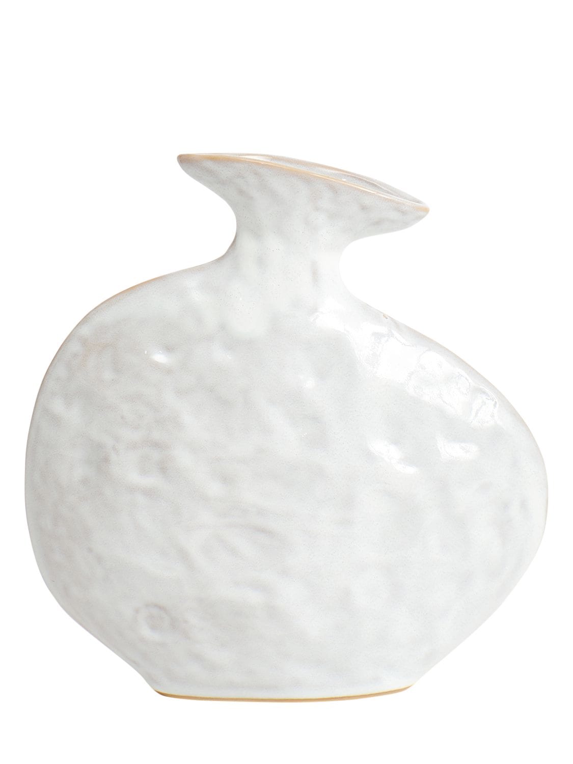 Project 213a Flat Vase In White