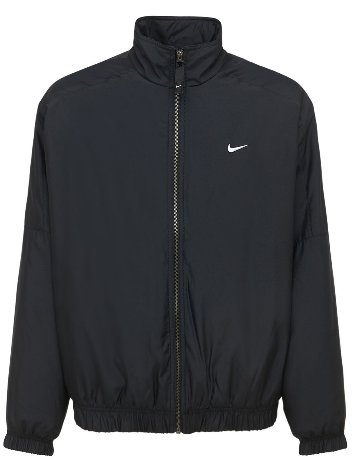 NIKE SOLO SWOOSH SATIN BOMBER JACKET