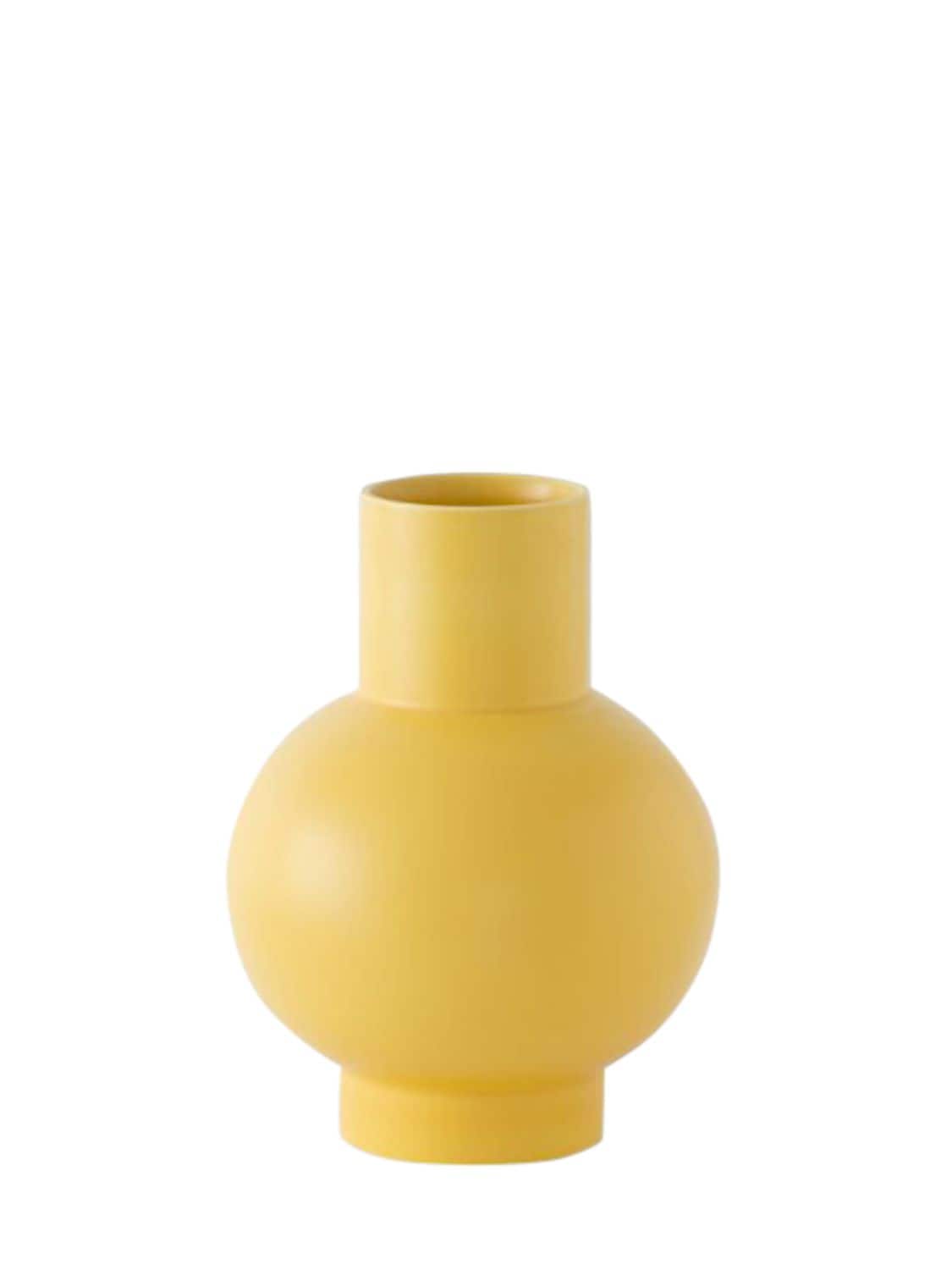 Raawii Small Strøm Vase In Yellow