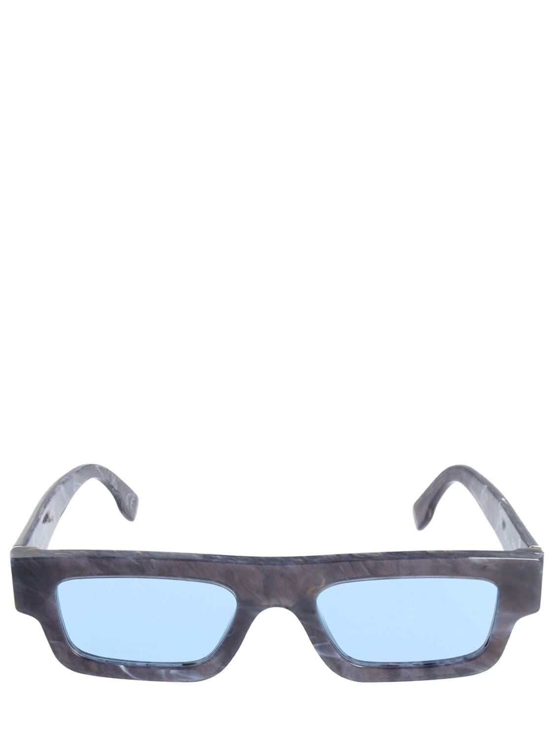 Colpo Squared Black Marble Sunglasses