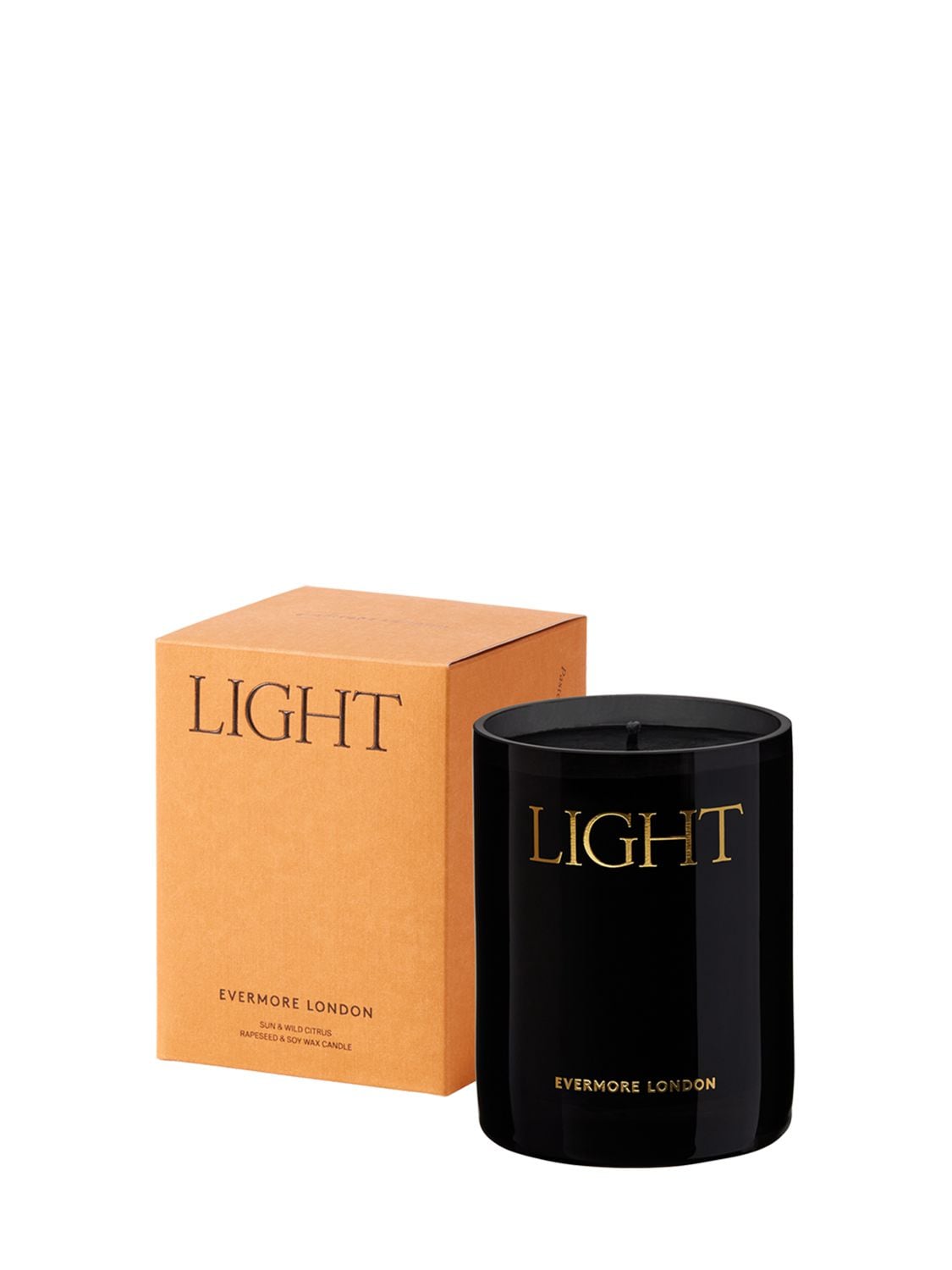 Shop Evermore 300g Light Scented Candle In Black